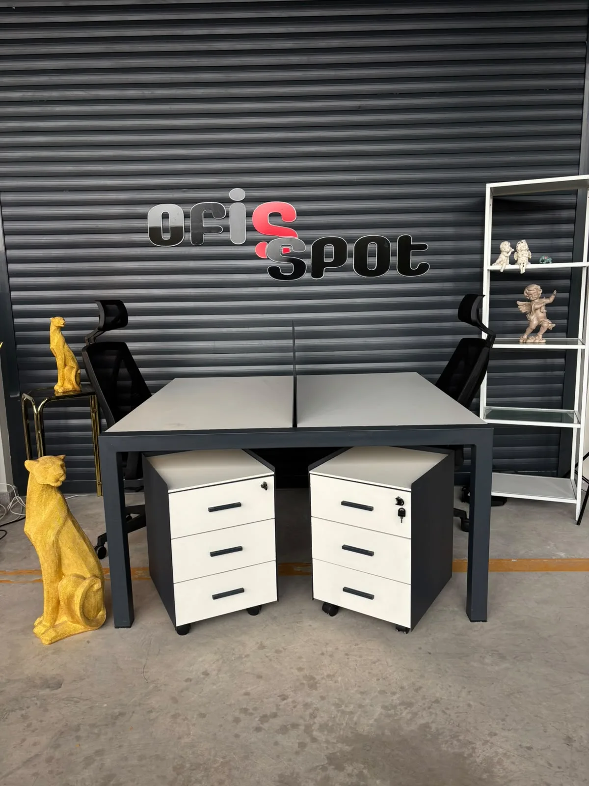 Workstation çoklu masa  - Küçük Görsel 4